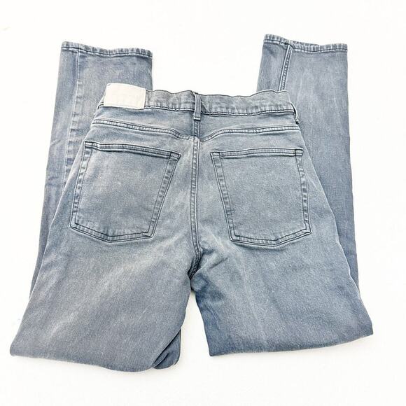 Everlane The Way-High Slim Organic Cotton Denim jeans Gray Wash Size 27 Short - Picture 5 of 9